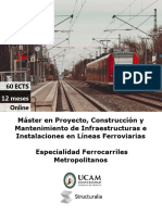 Master Ferroviarias Metro 2024