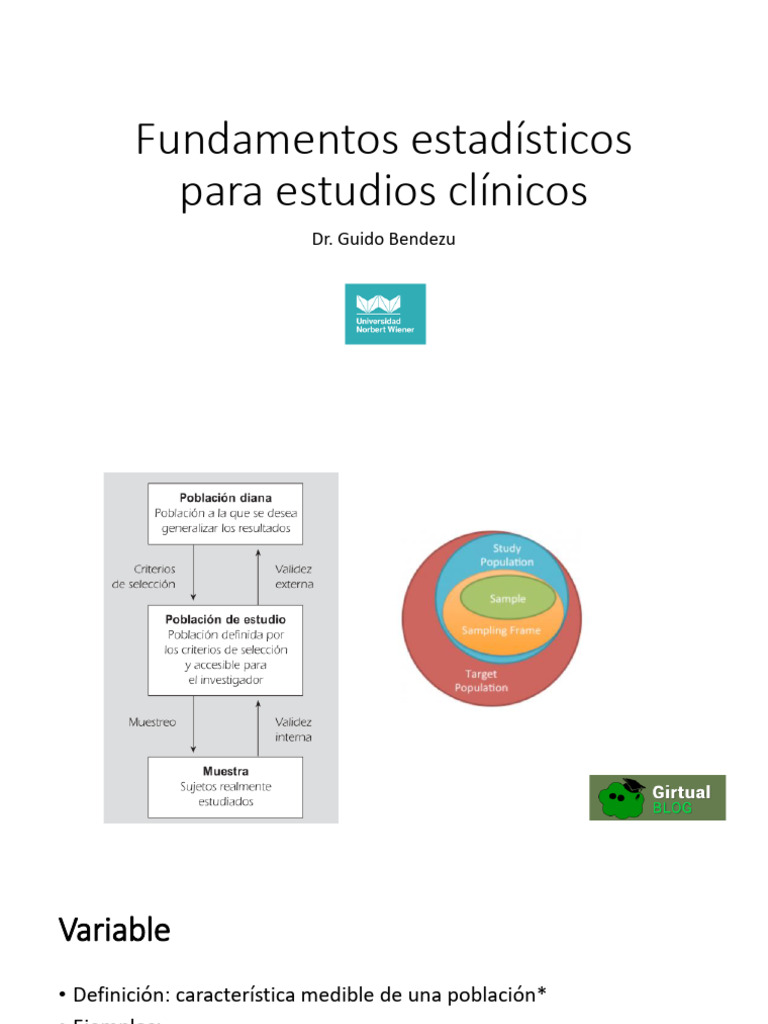 13 Fundamentos Estadísticos en Los Estudios Clínicos | PDF | Nivel de ...