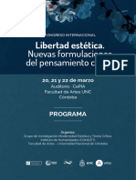 FA Congreso-LibertadEstetica Programa