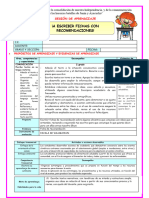 2º U2 S3 Sesion D1 Com Escribimos Ficha de Recomendacion Maestras de Primaria Del Peru