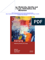 Download Arab Spring Modernity Identity And Change 1St Ed 2020 Edition Eid Mohamed full chapter