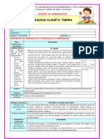 2º U2 S3 SESION D4 PLAN LECTOR GRACIAS PLANETA TIERRA MAESTRAS DE PRIMARIA DEL PERU