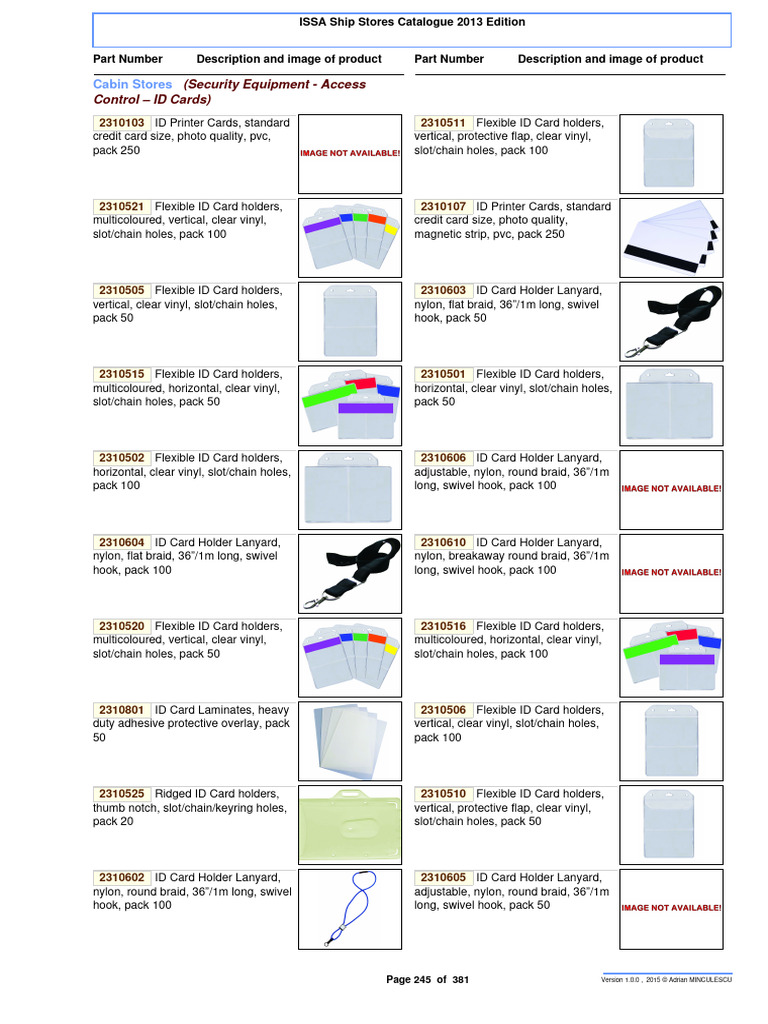 ID Card Supplies and Accessories | PDF | Polyvinyl Chloride | Printer ...