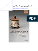 Archilochus The Poems Laura Swift Full Chapter