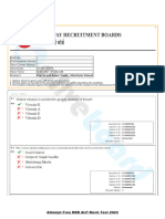 RRB ALP Mechanic Diesel 21 Jan 2019 Official Paper Shift 1 English