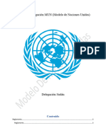 Paquete de Delegación MUN - Sudan