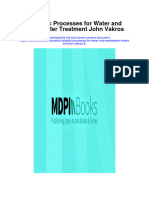 Catalytic Processes For Water and Wastewater Treatment John Vakros 2 Full Chapter