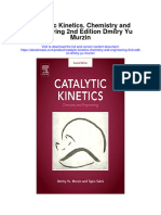 Catalytic Kinetics Chemistry and Engineering 2Nd Edition Dmitry Yu Murzin Full Chapter