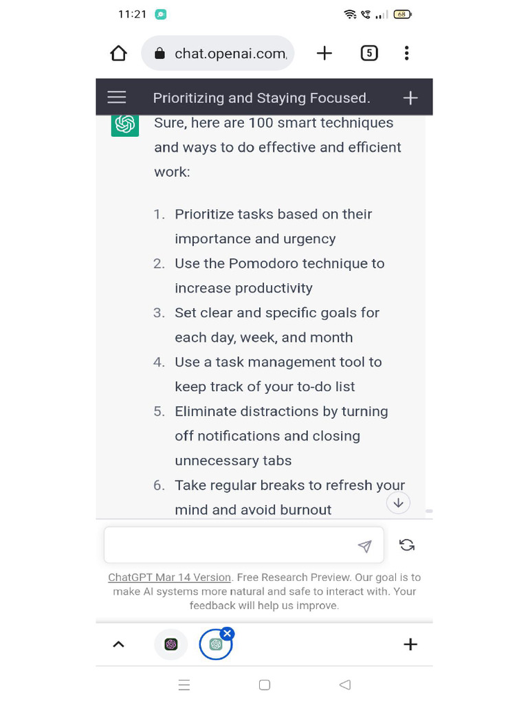 Effective Efficient Ways To Work | PDF