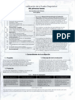 Manual de Aplicación Del Diagnóstico Del Apoyo Emocional y Manual de Calificación de Prueba Diagnóstica para Tercer Grado Primaria