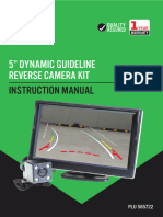 5" Dynamic Guideline Reverse Camera Kit: Instruction Manual