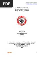 Download Semen Padang Report by Marken Fajri SN72483531 doc pdf