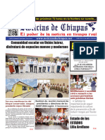 Periódico Noticias de Chiapas, Edición Virtual Sábado 20 de Abril de 2024