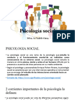 EXPO 1 Psicología Social 1ra. Clase