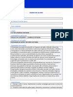 Dados Do Aluno: CST em Comércio Exterior Projeto de Extensão I - Comércio Exterior Programa de Ação E Difusão Cultural