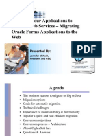 Migrating Oracle Forms To Web Application