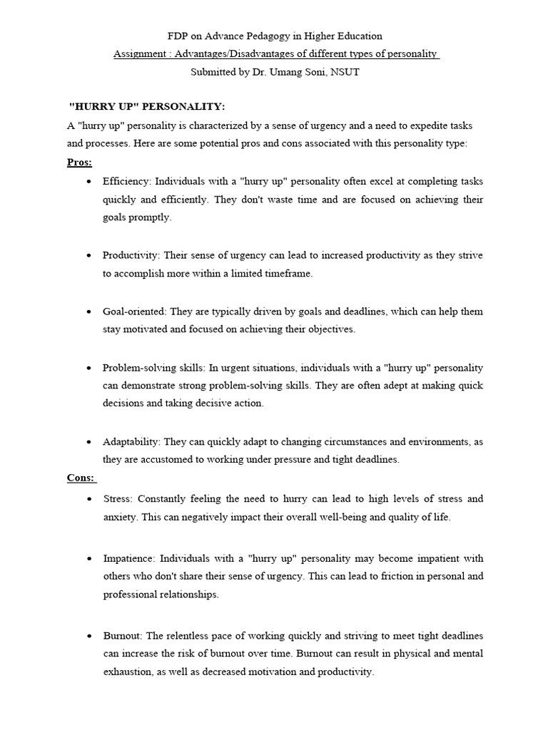 Assignment 3 | PDF | Perfectionism (Psychology) | Psychological Resilience