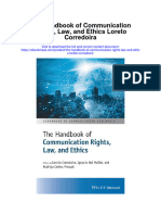 The Handbook of Communication Rights Law and Ethics Loreto Corredoira Full Chapter