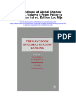 Download The Handbook Of Global Shadow Banking Volume I From Policy To Regulation 1St Ed Edition Luc Nijs full chapter