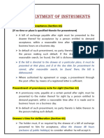 Negotiable Instruments Act Notes Part 3