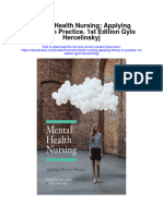 Mental Health Nursing Applying Theory To Practice 1St Edition Gylo Hercelinskyj Full Chapter