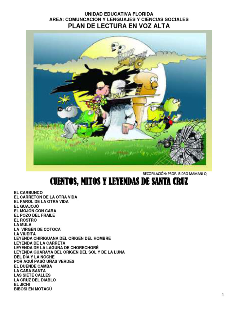 Leyendas y cuentos de Santa Cruz | PDF