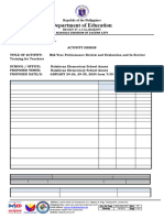 Activity Design INSET