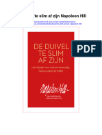 Download De Duivel Te Slim Af Zijn Napoleon Hill full chapter