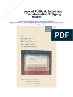 The Handbook of Political Social and Economic Transformation Wolfgang Merkel Full Chapter