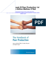 The Handbook of Peer Production 1St Edition Edition Mathieu Oneil Full Chapter