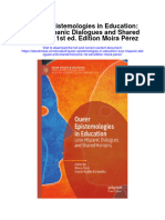 Download Queer Epistemologies In Education Luso Hispanic Dialogues And Shared Horizons 1St Ed Edition Moira Perez all chapter
