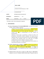 INFORME ASESOR SOBRE VICIOS AL SANCIONAR