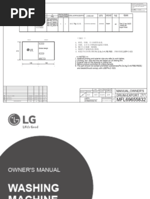 Washing machine manual
