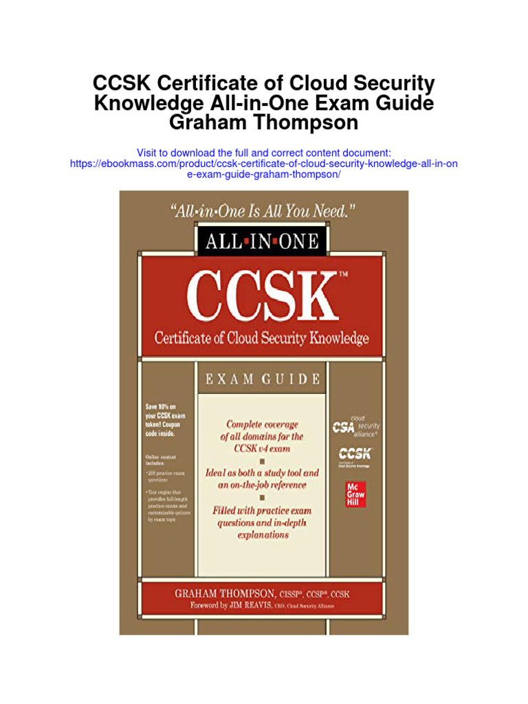 download certificate of cloud security knowledge ccsk v4