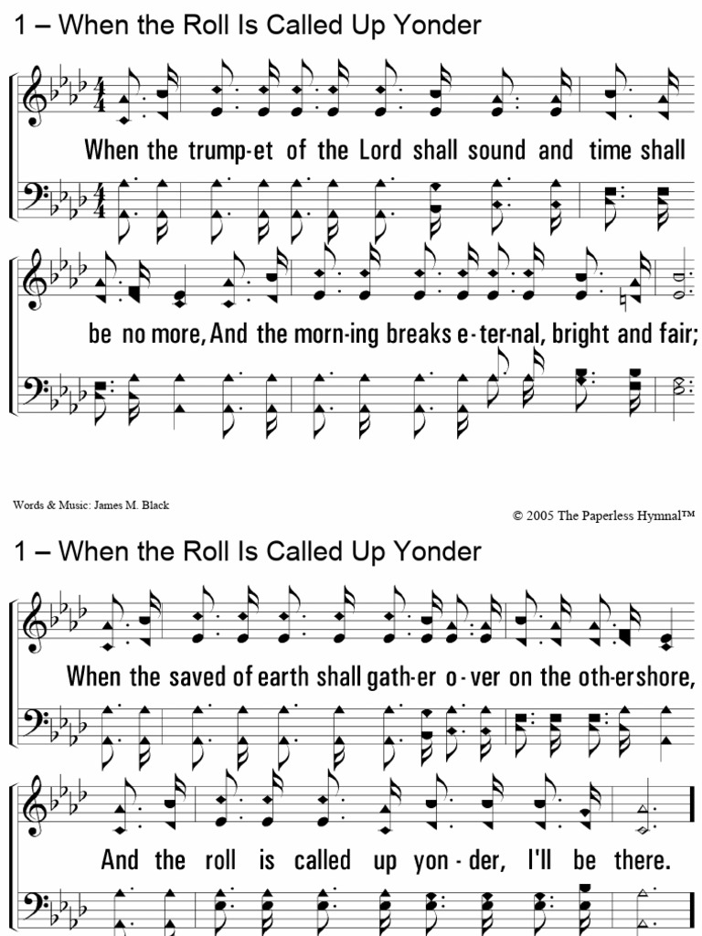 When the roll is called up yonder pdf religious belief and doctrine