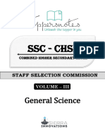 SSC CHSL English Samples Science