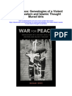 Download War For Peace Genealogies Of A Violent Ideal In Western And Islamic Thought Murad Idris all chapter
