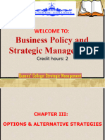 Strategic Management Chapter 3