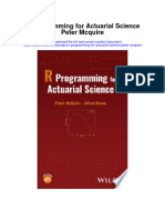 R Programming For Actuarial Science Peter Mcquire All Chapter