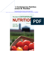 Wardlaws Contemporary Nutrition Gordon M Wardlaw All Chapter