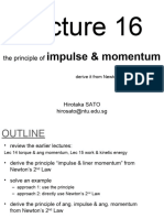L16 Impulse & Momentum Hirotaka Sato 2