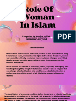 Role Of Woman In Islam