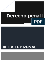 Derecho Penal I - Unidad 3 - La Ley Penal