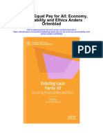 Debating Equal Pay For All Economy Practicability and Ethics Anders Ortenblad Full Chapter