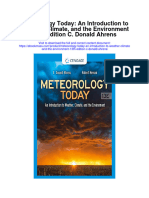 Meteorology Today An Introduction To Weather Climate and The Environment 13Th Edition C Donald Ahrens Full Chapter