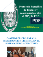 CLASE 4 Protocolo Especifico de Trabajo y Coordinación Entre El MP y La PNP