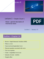 Lecture 1 - Chapter 16 Part 1