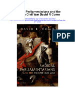 Radical Parliamentarians and The English Civil War David R Como All Chapter