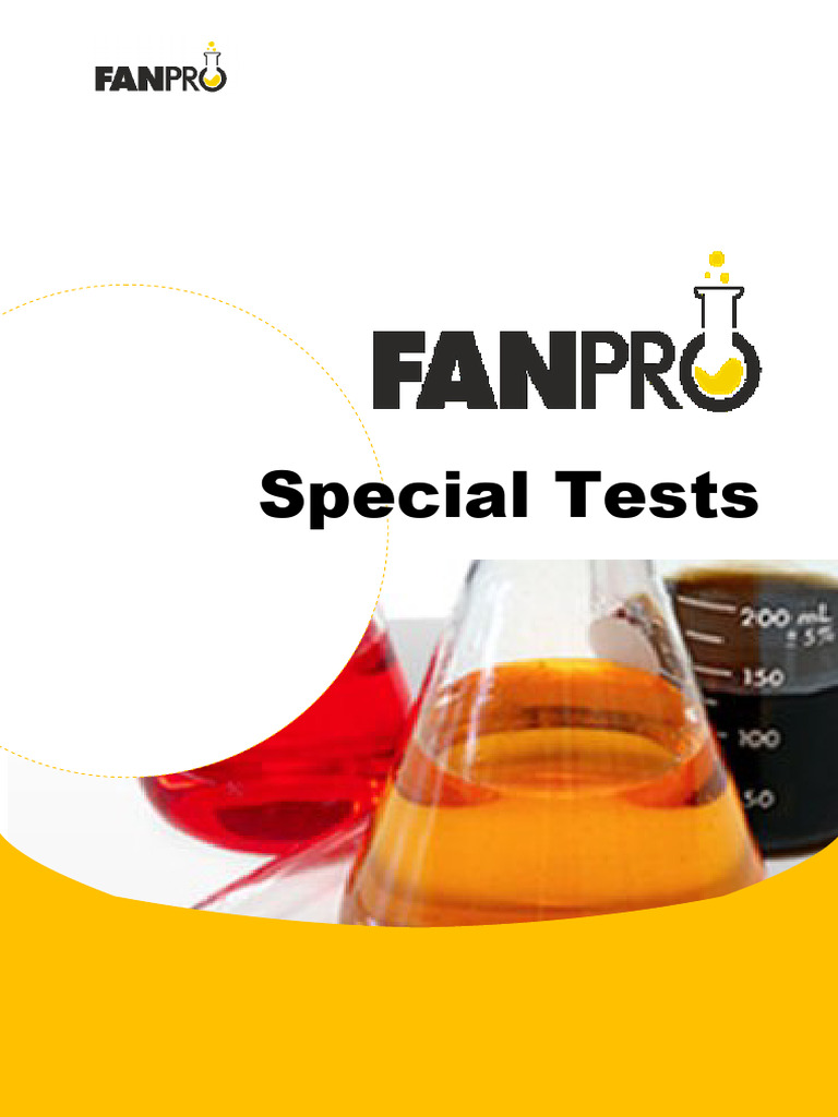 FanPro Special Tests Brochure II | PDF | Wear | Motor Oil