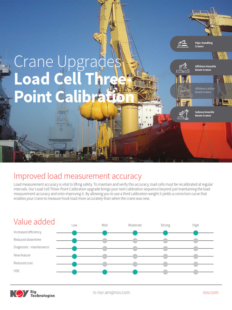 Crane Load Calibration Upgrade | PDF | Calibration | Crane (Machine)